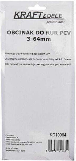 PVC Rohrschneider 3-64 Mm Kd10064