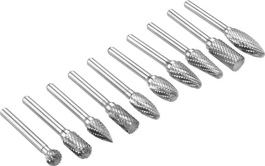 6mm Metal Rotary Burrs Files 10pcs Kd3580