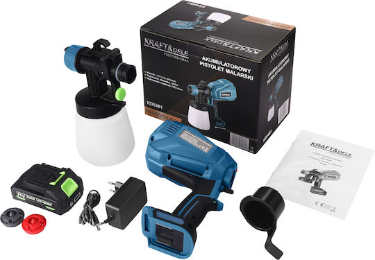 Cordless Spray Gun 21v 2000mah Kd5481