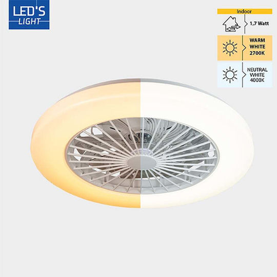 123led Ceiling Light 48cm with Light White
