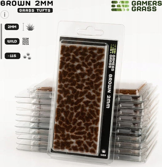 Gamers Grass Gamers Grass Χλοοτάπητες 2 Mm Καφέ Τούφες Άγριες