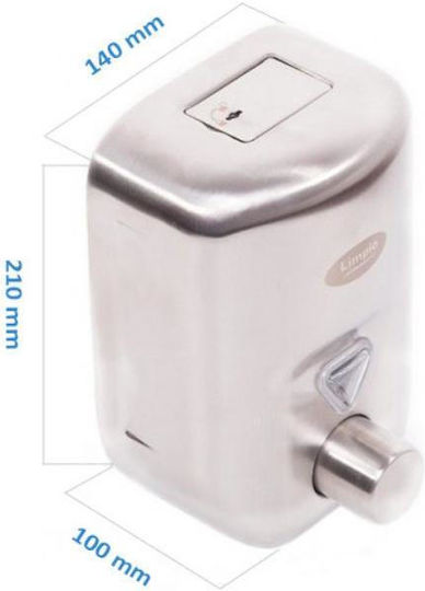 Limpio Sd 180 Soap Dispenser 1800 Ml Stainless Steel