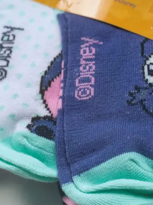 Disney Kids' Ankle Socks Stitch Multicolour 7 Pairs