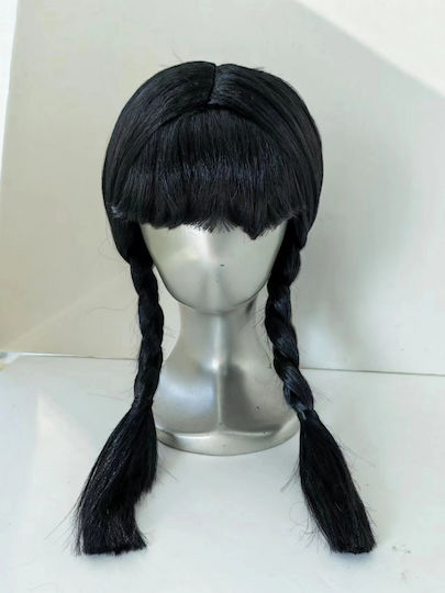 Wednesday Addams Wig Black Hair Braids