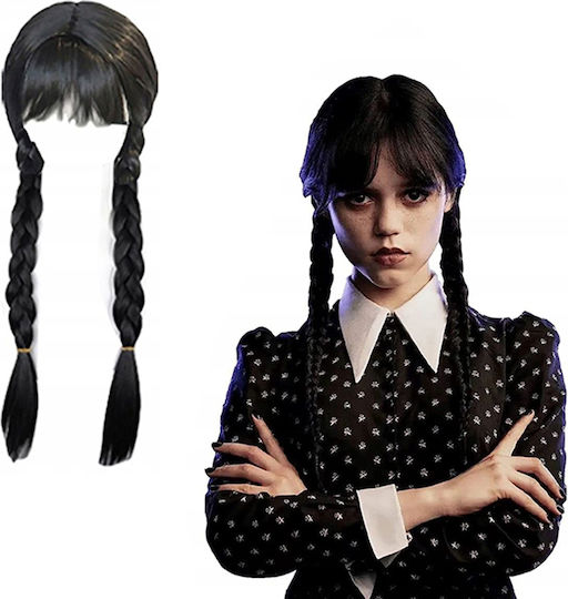 Wednesday Addams Wig Black Hair Braids