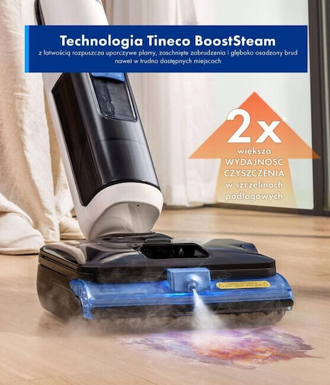Tineco Floor One S6 Ηλεκτρική Σκούπα Stick Λευκή