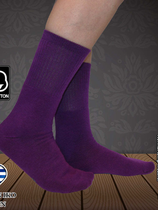 Dimi Socks Баскетболни Спортни Чорапи Лилави 1 Чифт
