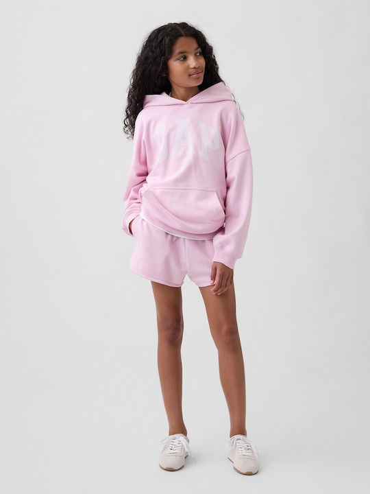 Kids Hoodie With Pockets Vintagesoft Rose Mist