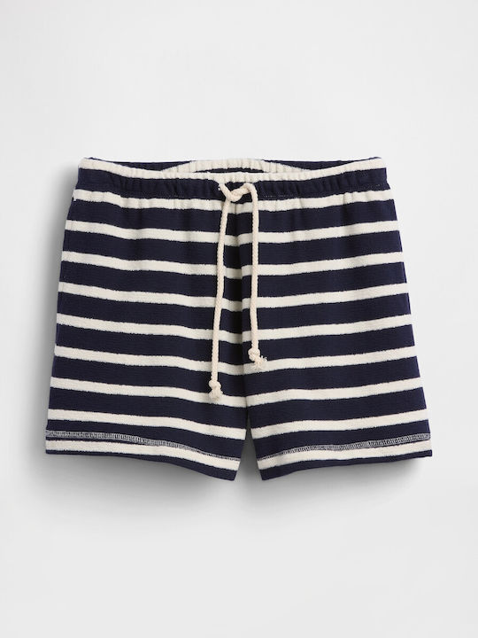 Γυναικείο Πετσετέ Σορτς Navy Blue & White Stripe