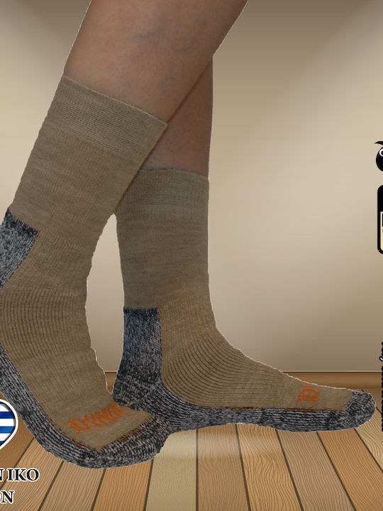 Dimi Socks Damen Thermounterwäsche & Basisschichten Beigen Socken