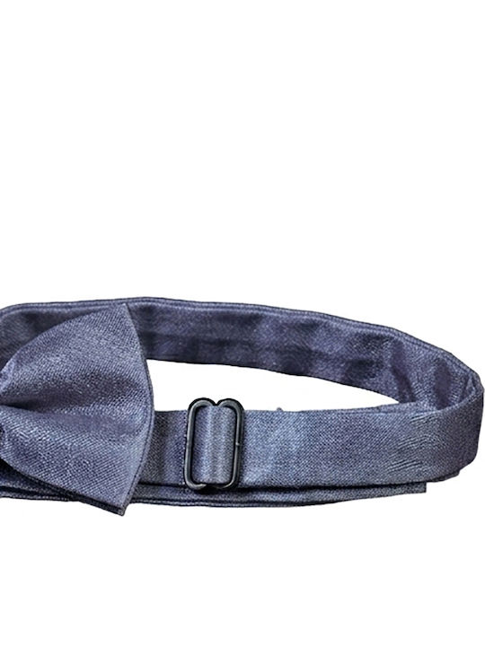 Kids' Baby Bow Tie Satin Dark Grey Brims Trims