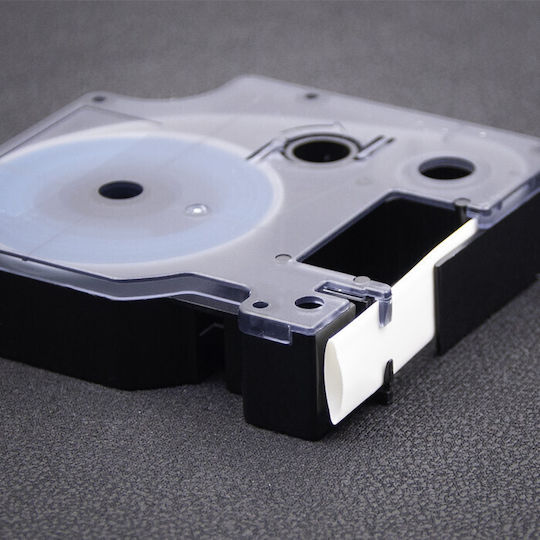 Qoltec Label Maker Tape in White Colour