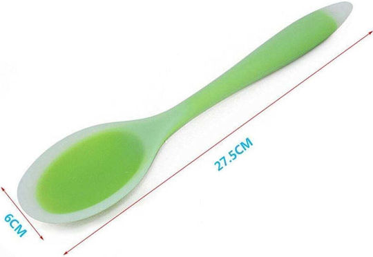 SteweHome Serving Utensil Set Made of Silicone 5 Pieces Green