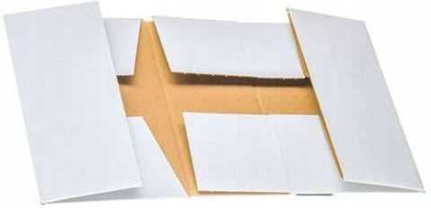 Verpackungskartons Weiß P25 x B20 x H8cm 20Stück