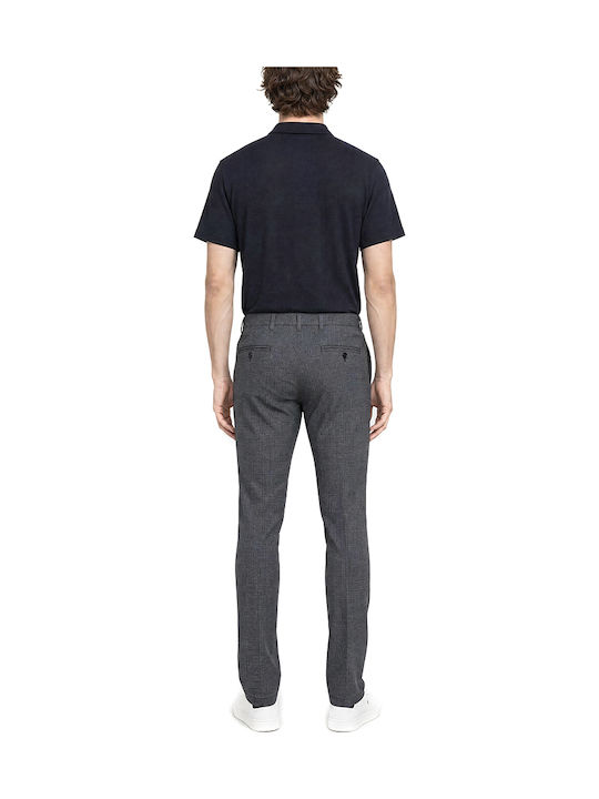 Gabba Men's Elastic Jeans Regular Fit White-Blue
