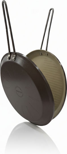 SteweHome Doppelte Omelette-Maker aus Stahl mit Steinbeschichtung 33cm