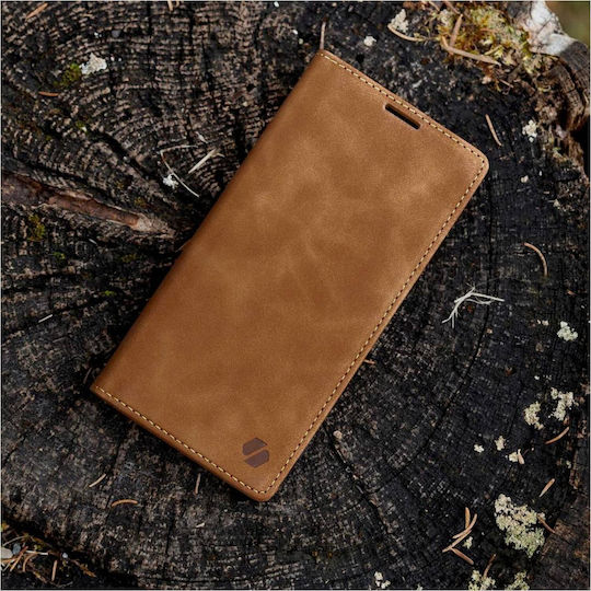 Θήκη Samsung Galaxy A27 Spacecase Wallet Πορτοφόλι Light Brown 5905719141356