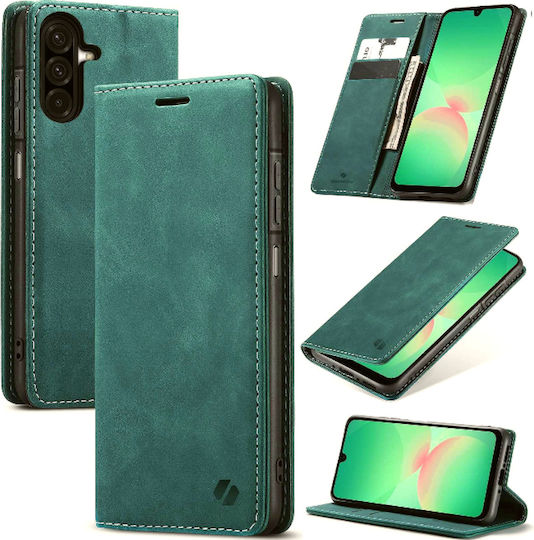 Samsung Galaxy A27 Spacecase Wallet Mobile Phone Case Green 5905719141349