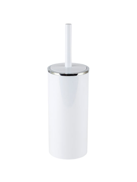SteweHome Bathroom Accessory Set Plastic White 5 Pieces