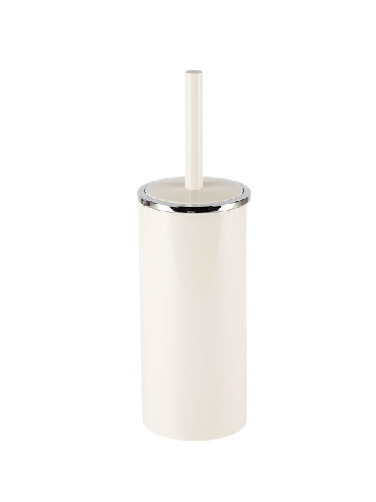 SteweHome Bathroom Accessory Set Plastic Beige 5 Pieces