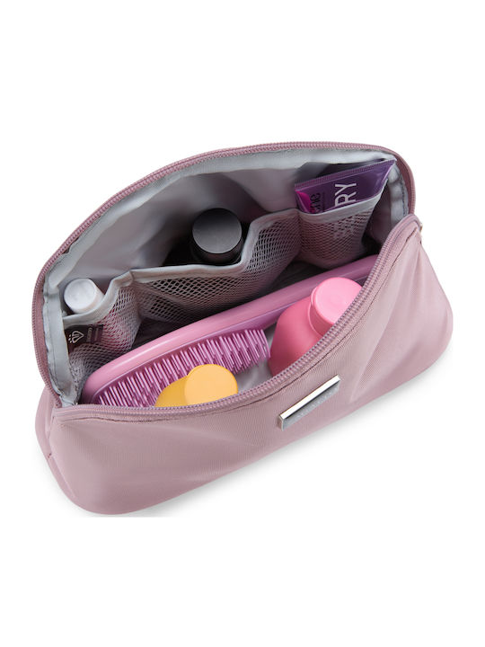 Geantă Cosmetice Zagatto Zg1027 Organizator Machiaj 1 Compartiment Spațios Închidere Cu Fermoar 26x19x10 Cm Ideală Pentru Călătorii Utilizare Zilnică Roz Deschis
