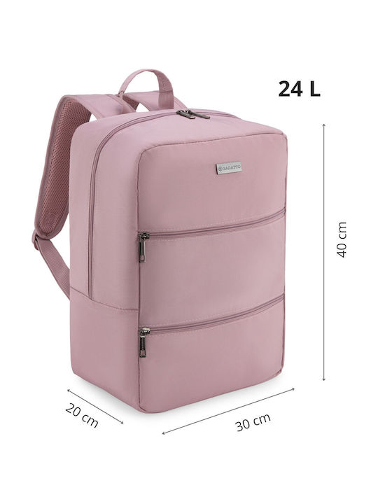 Zagatto Backpack Αδιάβροχο 24lt Ροζ