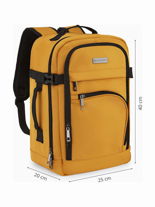 Zagatto Backpack Αδιάβροχο 20lt Κίτρινο