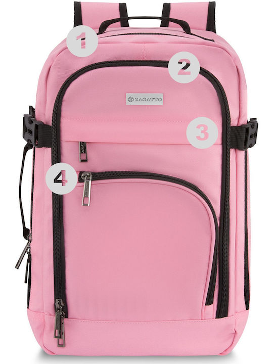 Zagatto Rucsac Impermeabil 20l Roz