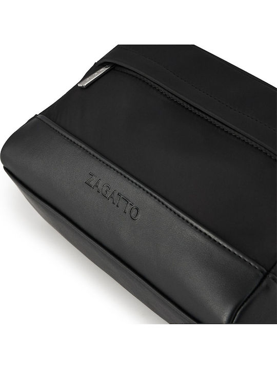 Neseser Cosmetic Negru Din Material Piele Eco Dimensiuni 25.5x14x6 Cm Geantă De Toaletă De Călătorie Impermeabilă Universală Geantă De Machiaj Spațioasă Ușoară Zg981