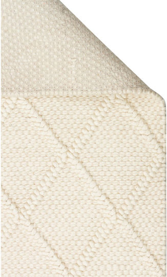 SteweHome Handmade Beige Runner Rug 80x150cm