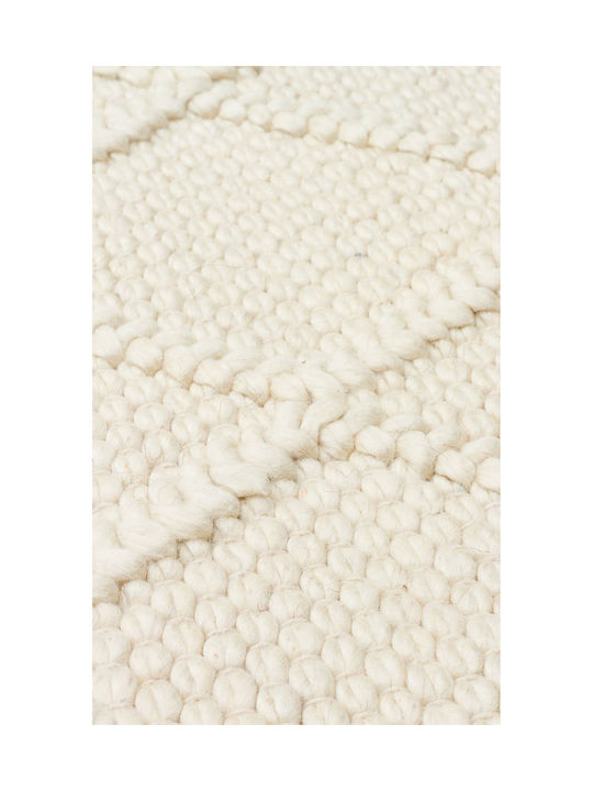 SteweHome Handmade Beige Runner Rug 80x150cm