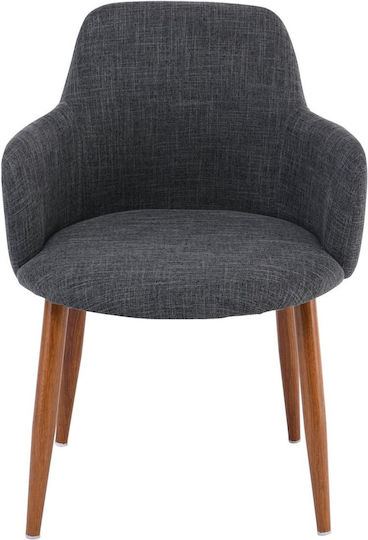 Soul Dining Chair With Fabric Upholstery Grey 57x78cm EM713,1