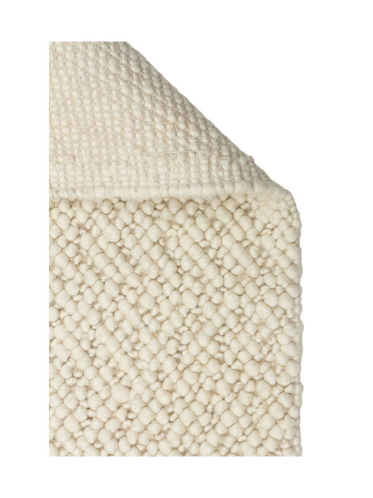 SteweHome Handmade Rectangular Beige Rug 130x190cm