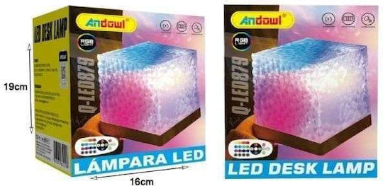 Andowl Διακοσμητικό Φωτιστικό LED RGB
