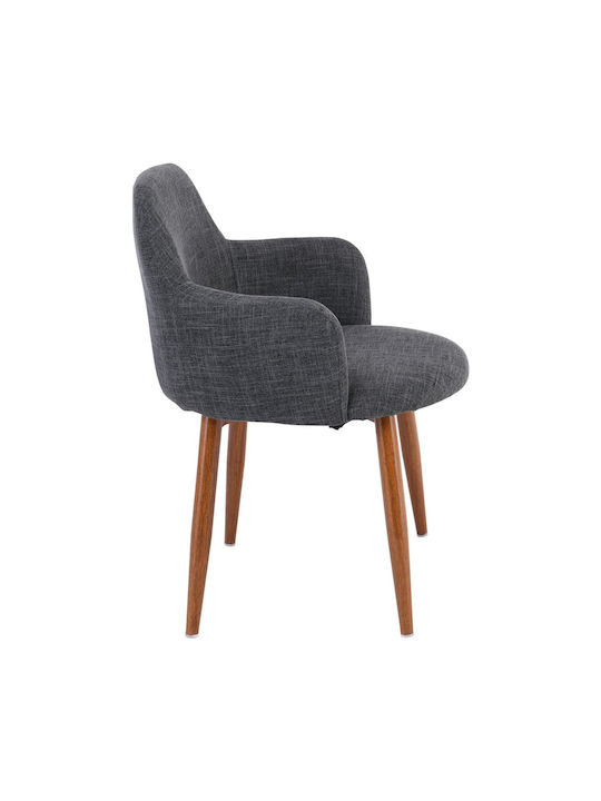 Soul Dining Chair with Fabric Upholstery Grey EM713,1