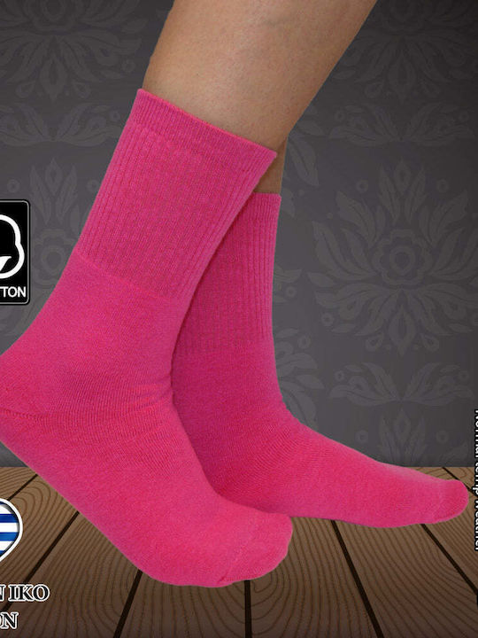 Dimi Socks Μπασκετικές Κάλτσες Φούξια 1 Ζεύγος