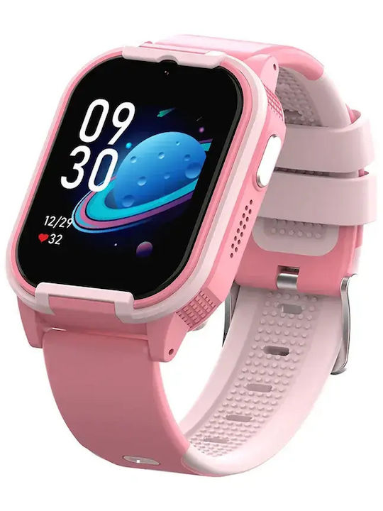 Nubki Smartwatch Pentru Copii 4G Cu GPS Și Cameră Roz