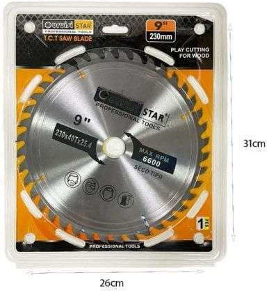Uruisi Star Δίσκος Κοπής Δομικών Υλικών 230mm