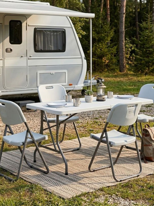Catering Gartenstühle Kunststoff Capri Weiß vom Eis GP058-0011 45x50x88cm