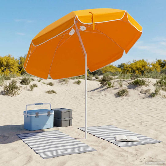 Umbrelă Rotundă Metalică Portocalie Φ1.6m
