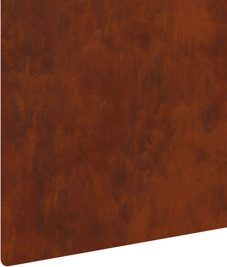 vidaXL Gardă Vie De Grădină Metalică Maro 1m x 12cm 10 Bucăți