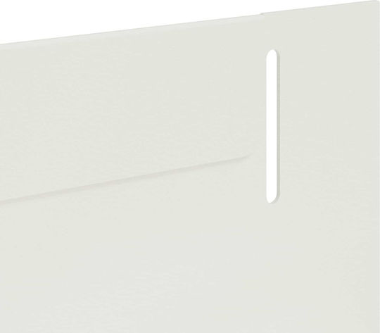 vidaXL Metal Garden Hedge in White Colour 20 Pieces