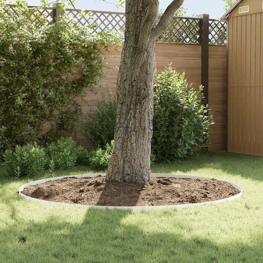 vidaXL Metal Garden Hedge in White Colour 20 Pieces