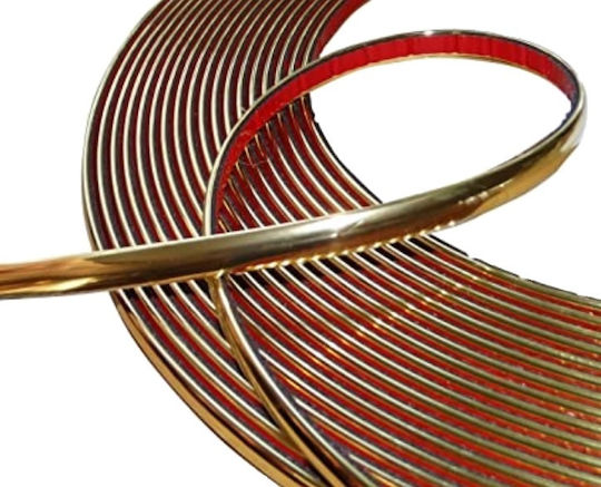 Dekorative Klebebänder Chrome Streifen Gold Tape 6 Mm