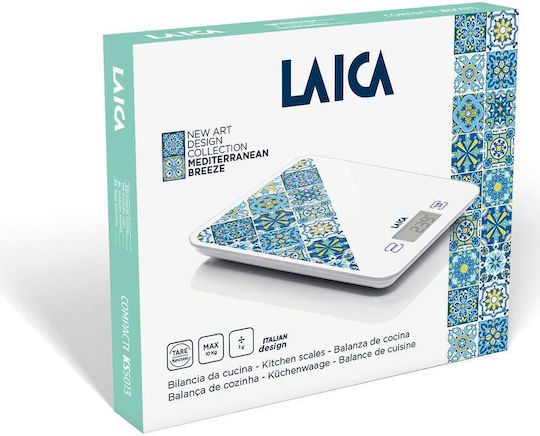 Laica Cântar De Bucătărie Digital Până La 10kg Alb