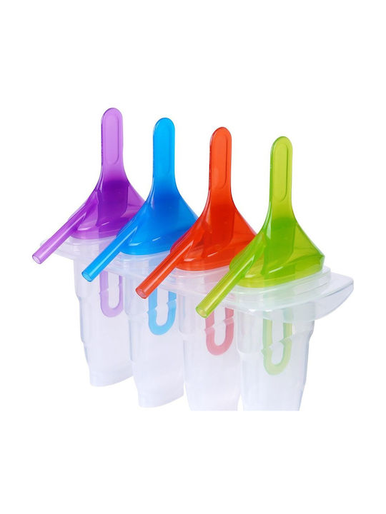 Excellent Houseware Bakeware Tin Ice Cream Ice Lolly 21x11x19cm 4 Pieces