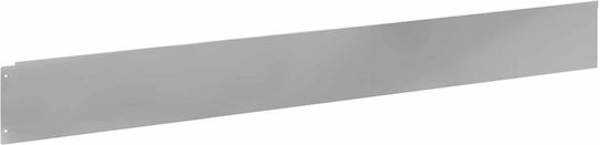 vidaXL Metallische Gartenhecke in Silber Farbe 1m x 12cm 20 Stück