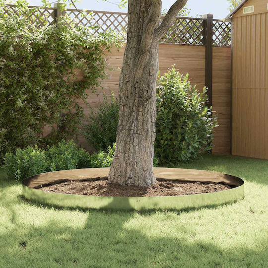 vidaXL Metallische Gartenhecke in Silber Farbe 20cm x 1.03m 10 Stück