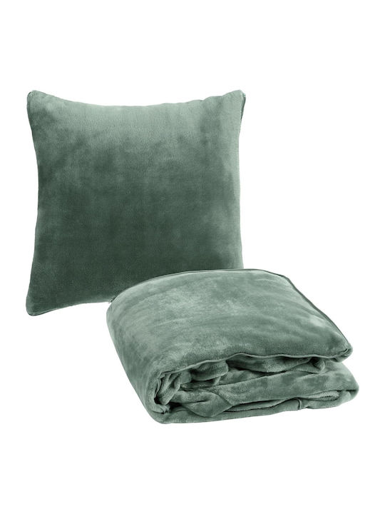 Homelevel Pătură Polar Fleece Cu Mâneci 200x150 cm Verde