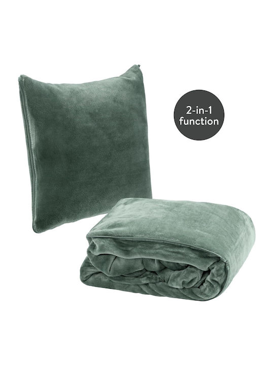 Homelevel Pătură Polar Fleece Cu Mâneci 200x150 cm Verde